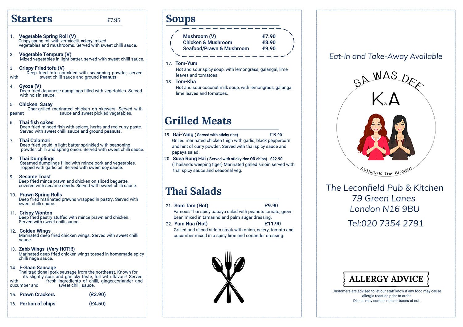 Sa Was Dee Ka Authentic Thai Kitchen at The Leconfield